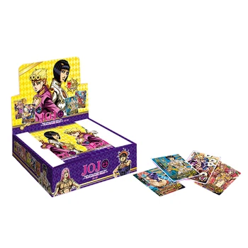 Jojo's Bizarre Adventure Coleção de Cartões de Reforço de Caixa de Anime Mesa de Jogo de Cartas da mesa
