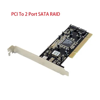 PCI 2 Porta SATA Placa de Controlador RAID Sil3112 chipset SATA PCI Serial ATA de Host do Controlador de Adaptador de Cartão Para Computador Desktop