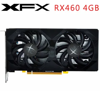Placa de Vídeo XFX RX460 4GB GDDR5 128-Gráficos de Placas para AMD RX série 400 Placas VGA RX 460 560 470 570 Usado