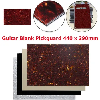 3 Camadas de Guitarra Elétrica, Baixo Pickguard Zero Placa em Branco Pickguard Folha de DIY Material 44X29cm Partes de Guitarra