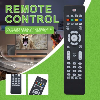 1pc Universal TV de controle Remoto sem Fio Substituição do Controle Remoto Philips 32PFL5522D/05 RC2034301/01 Telvision