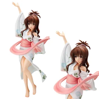 19CM Sexy Yuuki Mikan Anime AMAR Figura Sexy Yuuki linda Garota Dançando Pose de Modelo de Brinquedos de PVC Meninas Adulto Presente Estático Boneca