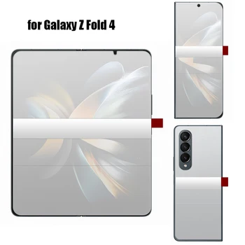 1 Memória do Conjunto de TPU Macio Hidrogel de Filme Flexível Para Samsung Galaxy Z Dobre 2 3 4 5 G de Frente e de Trás Nano Full Tampa do Protetor de Tela