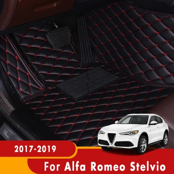 Tapetes Para Alfa Romeo Stelvio 2019 2018 2017 Carro Tapetes Auto Impermeável Acessórios Interiores De Estilo Automóveis