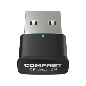 Comfast CF-WU712N 150Mbps sem Fio de 2,4 GHz Placa de Rede Mini Adaptador USB Wifi 802.11 N USB2.0 Wi-Fi Dongle Receptor Transmissor