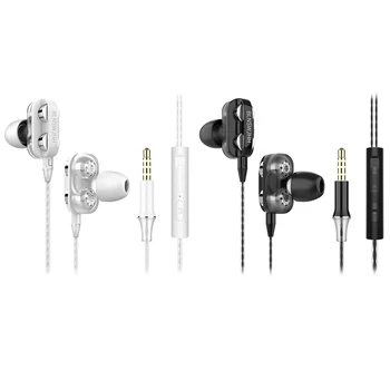 A4 com Fio Estéreo de Fones de Ouvido Super Bass Fone de ouvido Fones de ouvido Fone de ouvido para Huawei Fio de PVC Comprimento 1,2 m de Chifre de Diâmetro 10mm