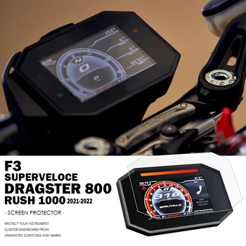 Moto Instrumento de Filme de Proteção para a MV Agusta Dragster800 F3 2021 2022 Superveloce TFT LCD Zero Tela do Cluster RUSH1000