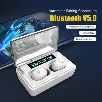 T8 de Alta qualidade TWS Fones de ouvido Bluetooth Estéreo sem Fio 5.0 Fones de ouvido Bluetooth de Cancelamento de Ruído Fone de ouvido para Jogos