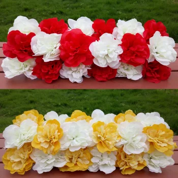 1pc Artificial Flor Dália Linha DIY Arco de flores Passarela guia Estrada flor de Casa, Festa de Casamento, Aniversário, Dia dos Namorados Decoração