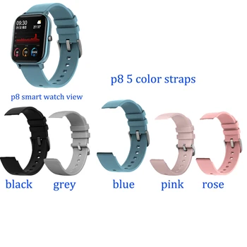 original p8 inteligente relógio smartwatch banda inteligente pulseira de substituição da correia do cinto de fitness pulseira smartband acessório correia de pulso