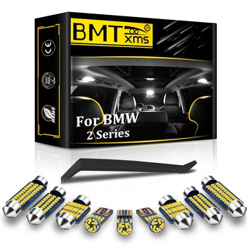 BMTxms Interior LED Acessórios Para BMW Série 2 F22 F87 Coupé F45 Active Tourer 2014-2020 Canbus Abóbada do Veículo Mapa Kit de Luz