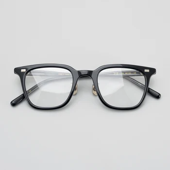 Japonês De Óculos De Mens Óculos Da Marca Do Designer De Acetato De Armações De Óculos Quadrado Mulheres Homens Óculos Com Armações De Óculos