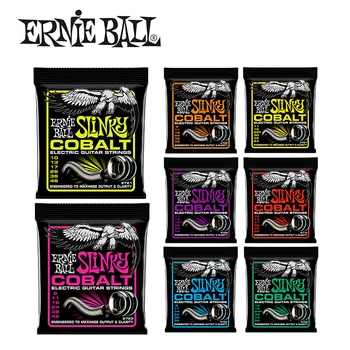 Original Ernie Ball Slinky Cobalto Elétrico De Cordas De Guitarra De Alta Qualidade 2725 2722 2720 2726 2715 2727 2723 2721