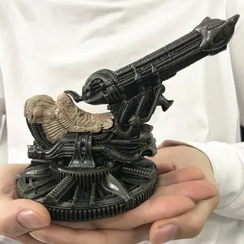 [VIP] Coleção de H. R. Giger AVP Alien vs. Predador Prometheus Space Jockey Alienígena Artilharia Modelo Estátua de Resina Figura de Ação do Brinquedo