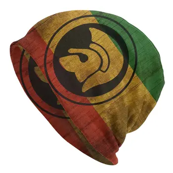 Trojan Rastafari Bandeira Skullies Beanies Rasta Reggae Rastafari Na Jamaica Chapéu De Rua Caps Quente Quebra Cabeça Gorro De Tricô Chapéus