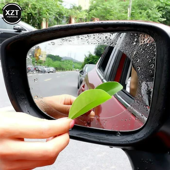 2PCS Espelho Retrovisor de Carro Película Protetora Anti-Nevoeiro Janela Clara, à prova de chuva Espelho de Vista Traseira de Protecção Soft Filme Auto Acessórios